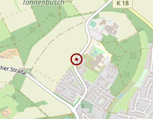 Karte: Malteserstift St. Katharina Bereich " Junge Pflege"