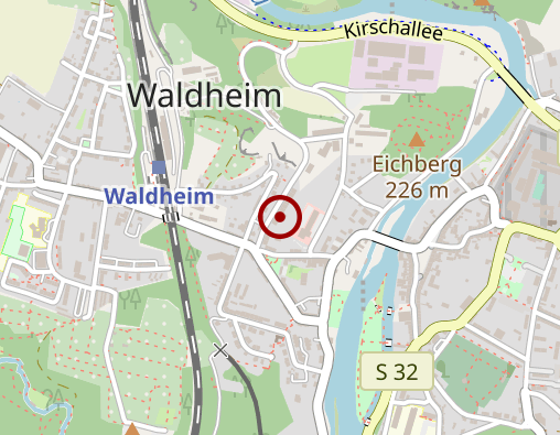 Karte: DRK Sozialstation Waldheim