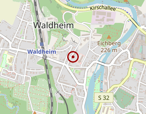 Karte: DRK Sozialstation Waldheim