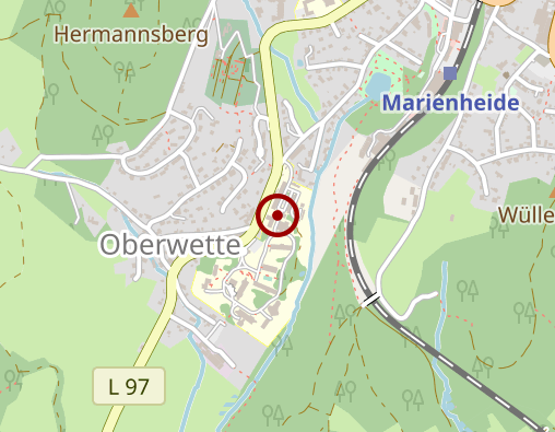 Karte: Zentrum für Seelische Gesundheit Marienheide -Klinik Marienheide-