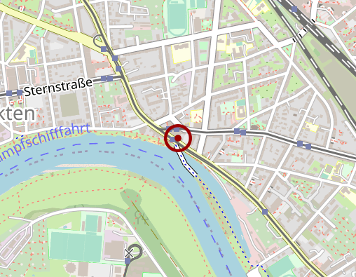 Karte: Physiotherapie im Elbcenter Doris Ebert