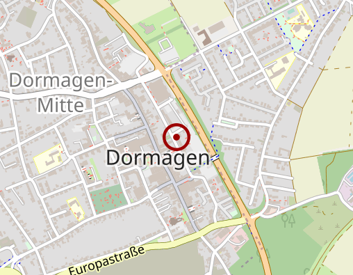 Karte: Caritas-Pflegestation Dormagen