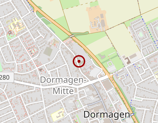 Karte: Kranken- und Seniorenpflegedienst Felicitas Tebbe in Dormagen