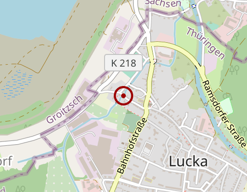 Karte: Johanniter-Unfall-Hilfe e. V. Regionalverband Ostthüringen Ambulanter Pflegedienst Lucka