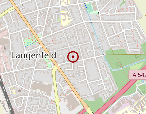 Karte: Lebenshilfe für Menschen m. geist. Behinderung KV Mettmann e.V. Wohnverbund