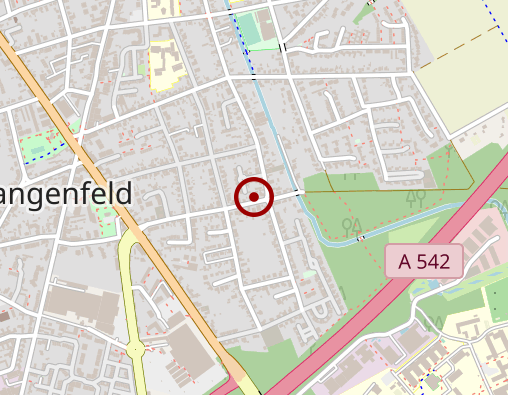 Karte: Lebenshilfe f.Menschen m.geist. Behinderung e.V. Außenwohngruppen