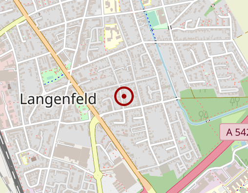 Karte: Lebenshilfe für Menschen m. geist. Behinderung KV Mettmann e.V. Wohnverbund