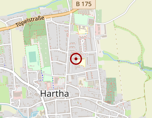 Karte: Wohnbau Hartha GmbH