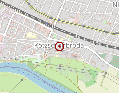 Karte: Familieninitiative Radebeul e.V. - Angebot Radebeul Ost