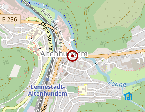 Karte: Caritas-Zentrum Lennestadt und Kirchhundem