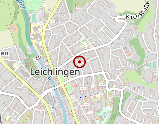 Karte: Caritas Pflegestation der Pfarrgemeinde St. Johannes Baptist