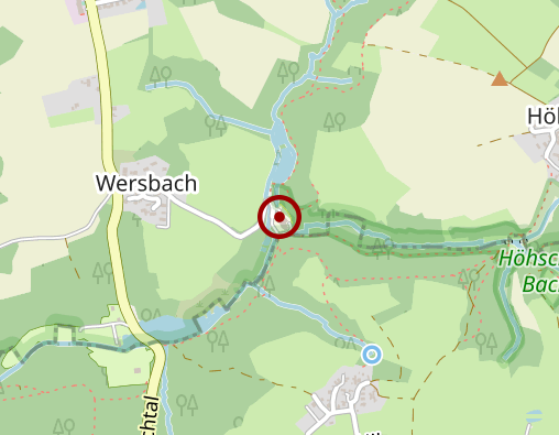 Karte: Wersbach AG Klinik für Psychosomatische Medizin und Psychotherapie