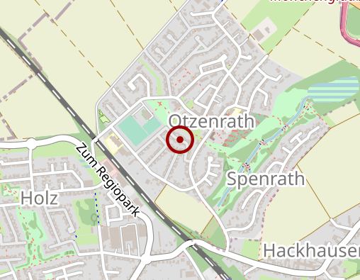 Karte: Lebenshilfe f. Menschen m. geist. Behind. Rh.-Kr.-Ne. e.V., Wohngem. Otzenrath