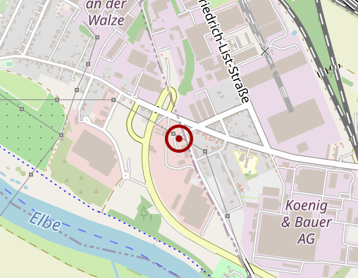 Karte: Metallbau Klotzsche GmbH