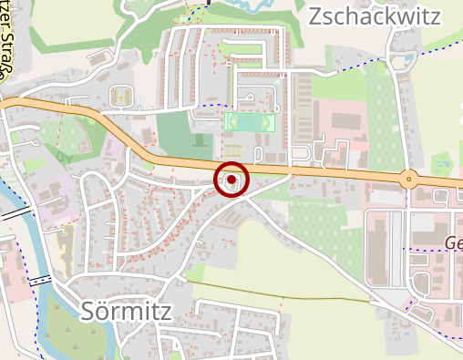 Karte: Vollstationäre Pflegeeinrichtung für pflegebedürftige behind. Menschen der Lebenshilfe e.V. Döbeln