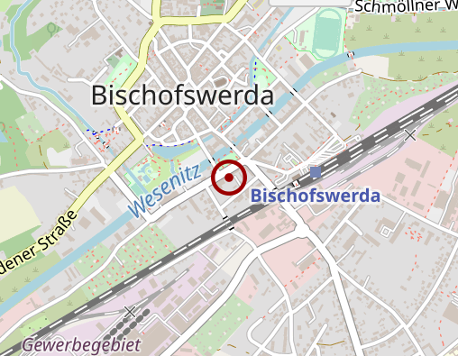 Karte: Tagespflege Bischofswerda der Volkssolidarität Kreisverband Bautzen e.V.