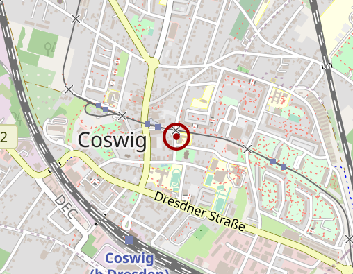 Karte: Volkssolidarität Elbtalkreis - Meißen e.V. Betreutes Wohnen