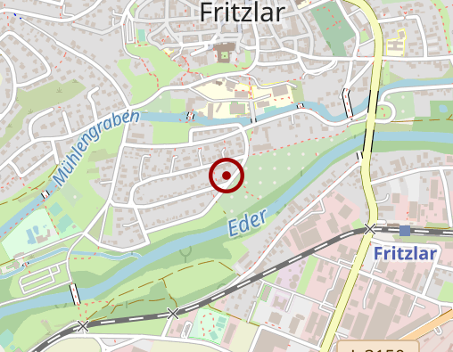 Karte: Eberlein Max u., Gesine