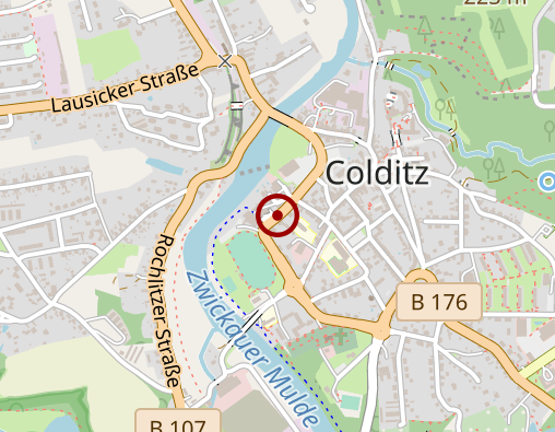 Karte: AWO Pflege- und Betreuungs gGmbH Sozialstation Colditz