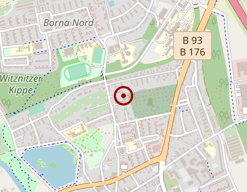 Karte: AZURIT Seniorenzentrum Borna