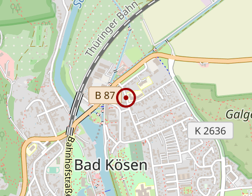 Karte: Diakonie-Sozialstation Bad Kösen