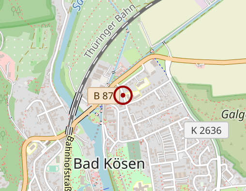 Karte: Diakonie-Sozialstation Bad Kösen