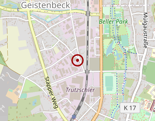 Karte: Knuppertz Jürgen Taxi u. Eiltransporte