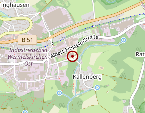 Karte: Werkstatt Lebenshilfe im Bergischen Land GmbH