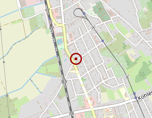 Karte: Pflegedienst Köhler