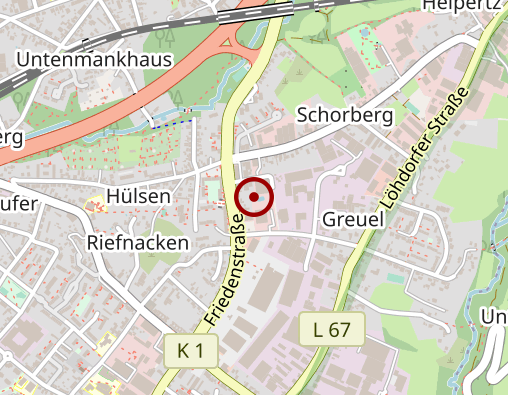 Karte: Betreuungsdienst LEBENSFREUDE Bergisches Land GmbH