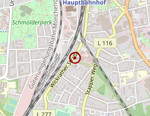 Karte: Kames Monika Psychotherapeut für Kinder und Jugendliche