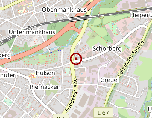 Karte: AWO Sozialstation Solingen