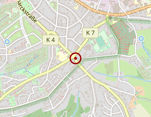 Karte: Bestattungen Weller