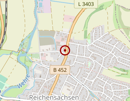 Karte: Häusliche Krankenpflege c/o DiaCom Altenhilfe gGmbH Wehretal SGB XI