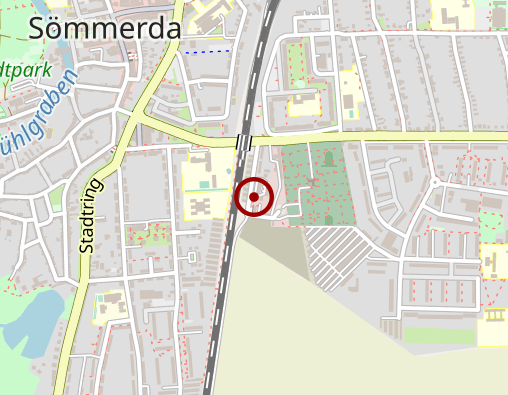 Karte: DRK KV Sömmerda/Artern e.V. Sozialstation