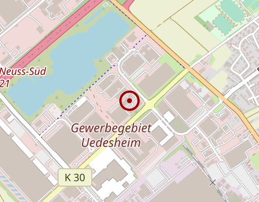 Karte: Firma Blitz Blank Glas- und Gebäudereinigung