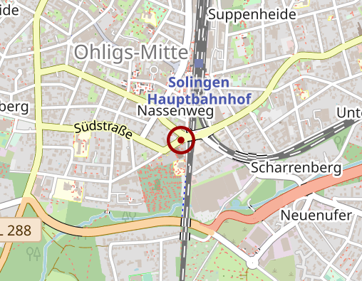 Karte: SenVital Seniorenzentrum Solingen