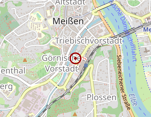 Karte: advita Pflegedienst GmbH Niederlassung Meißen