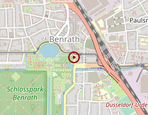 Karte: AOK Rheinland / Hamburg Regionaldirektion Düsseldorf