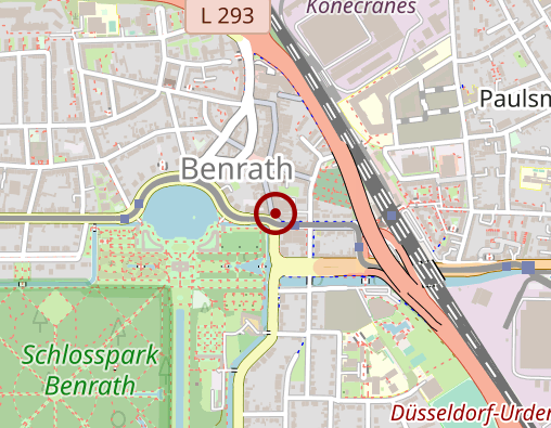 Karte: MAXMO Apotheke Düsseldorf-Benrath