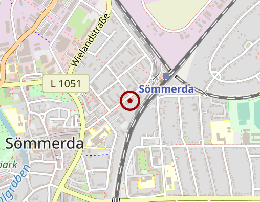 Karte: Pflegedienste RISCHE GmbH NL Sömmerda