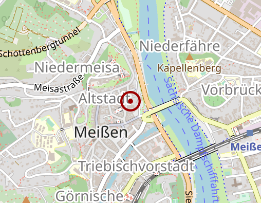 Karte: Betreutes Wohnen Meißen