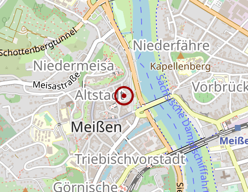 Karte: Betreutes Wohnen Meißen