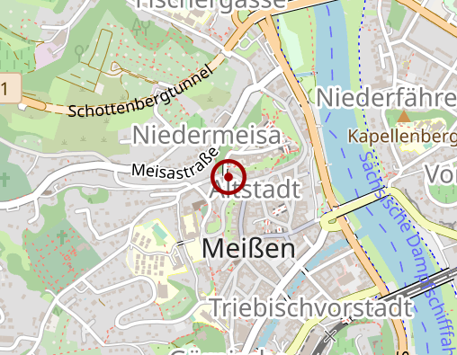 Karte: betreutes Seniorenwohnen an der Albrechtsburg