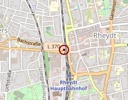 Karte: LVR-Klinik Mönchengladbach