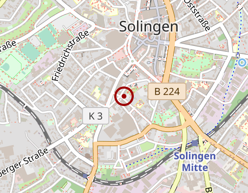 Karte: Osteopathie/Physiotherapie Peschke Kerstin