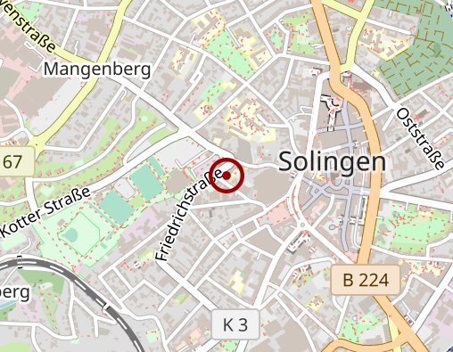 Karte: Friedrichshof Solingen e.V. Tagespflege