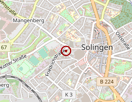 Karte: Gemeinnütziger Hauspflegeverein Solingen e. V.