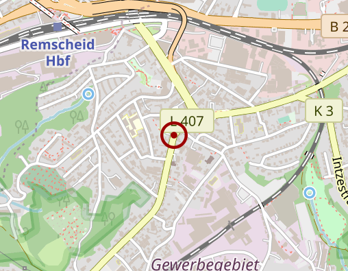 Karte: Sana-Klinikum Remscheid GmbH