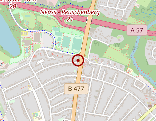 Karte: DRK Häusliche Pflege Neuss